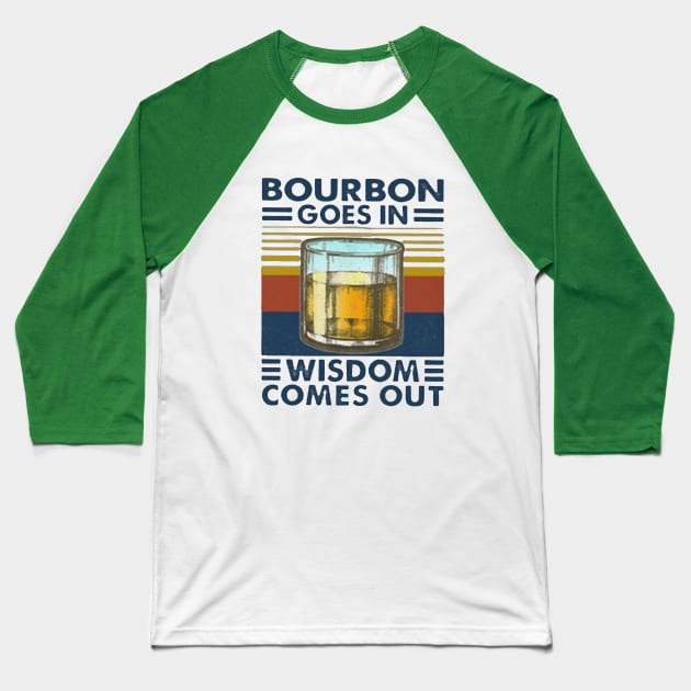 Bourbon Lover Shirt Bourbon Whiskey Bourbon Drinker Baseball T-Shirt by Vercan